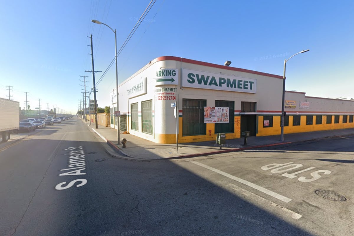 Man Wounded In Daytime Shooting At Alameda Swap Meet, LAPD Seeks