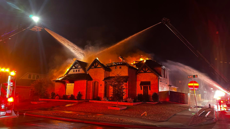 Mansfield Fire Department Swiftly Extinguishes Severe House Fire, No Injuries Reported