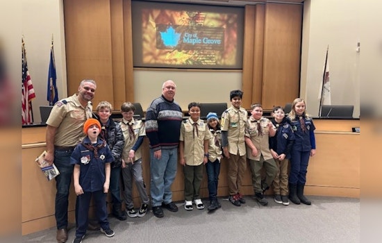 Maple Grove Mayor Steffenson Engages with Cub Scouts on Government and Civic Responsibility
