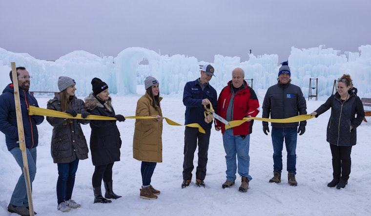 Maple Grove's Ice Castles Open to Public with Limited Time to Explore Frosty Wonderland