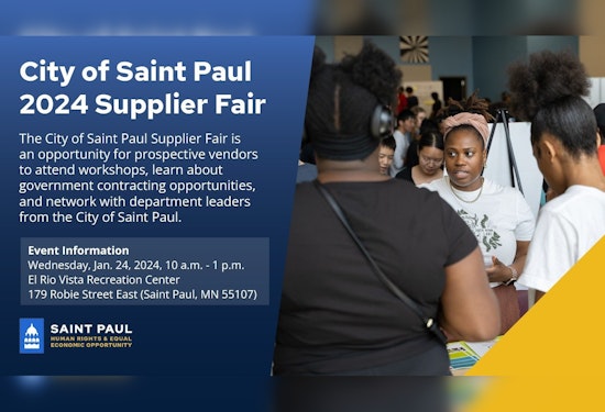 Mayor Carter to Attend Saint Paul Supplier Fair, Encouraging Local Contracting Opportunities