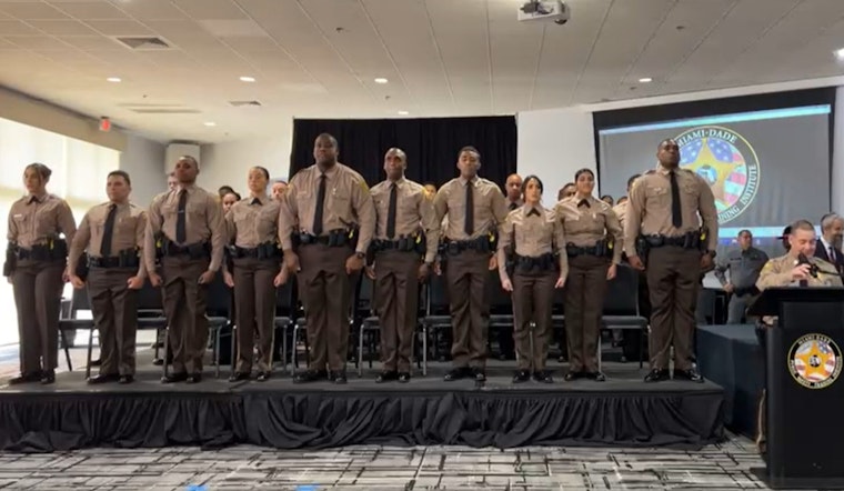 Miami-Dade Police Department Welcomes 42 New Officers from 140th Graduating Class in Doral Ceremony