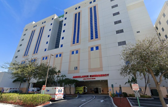 Miami-Dade Police Officer Hospitalized, After Solo Crash on I-95 Near Ives Dairy Road