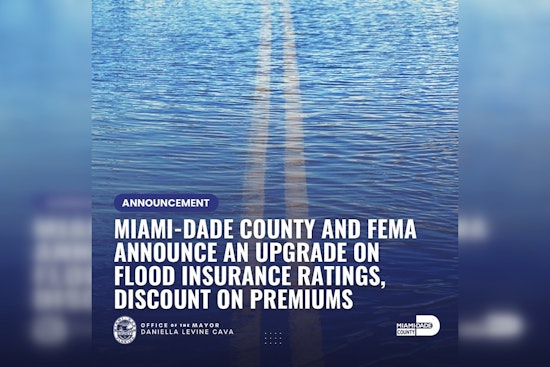 Miami-Dade Residents to See 35% Drop in Flood Insurance Premiums After Upgrade in FEMA Rating