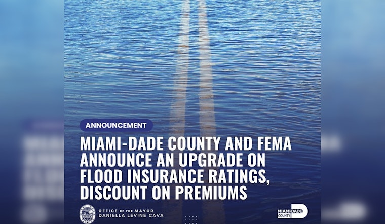 Miami-Dade Residents to See 35% Drop in Flood Insurance Premiums After