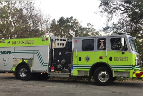 Miami-Dade Warehouse Engulfed in Flames, Firefighters Battle Second Alarm Blaze