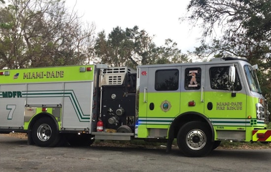 Miami-Dade Warehouse Engulfed in Flames, Firefighters Battle Second Alarm Blaze