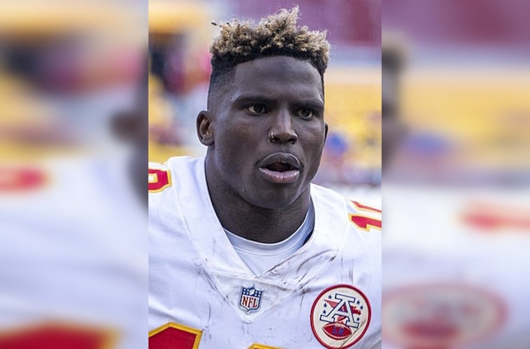 Tyreek hill jersey top burning