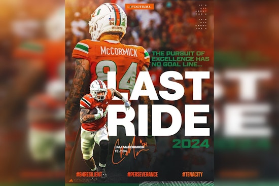 Miami Hurricane's Cam McCormick Gears Up for Unprecedented Ninth Season in College Football