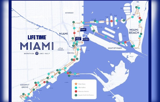 Miami Marathon to Impact Traffic with Widespread Road Closures This Weekend