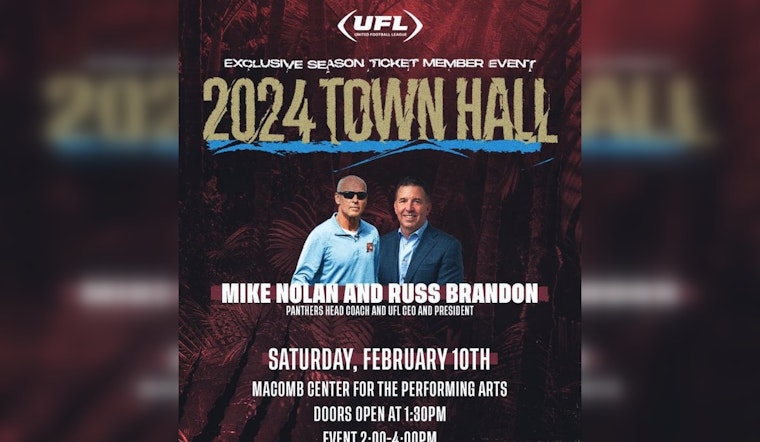 Michigan Panthers Invite Fans to Interactive Town Hall Ahead of UFL's Spring Launch