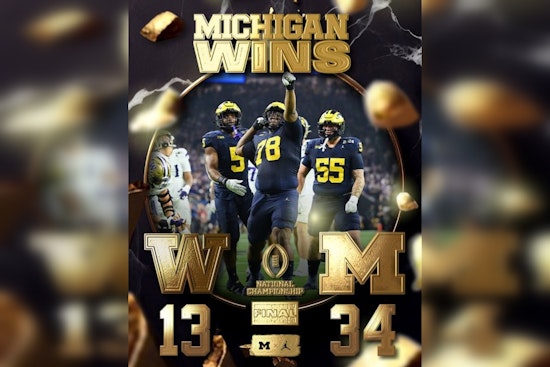 Michigan Secures National Title with 34-13 Victory Over Washington Huskies