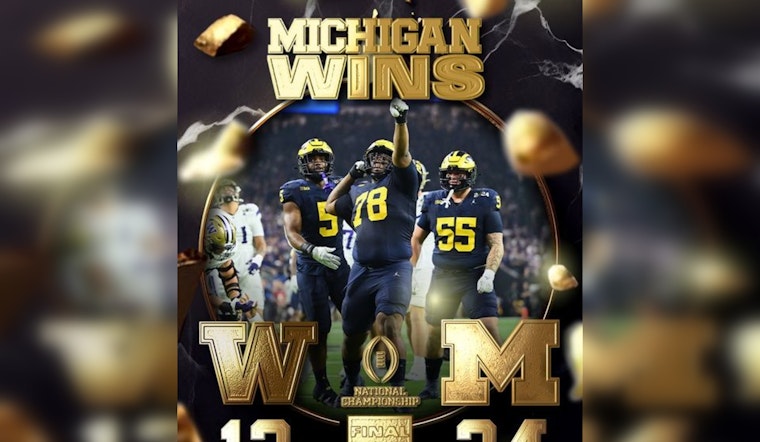 Michigan Secures National Title with 34-13 Victory Over Washington Huskies