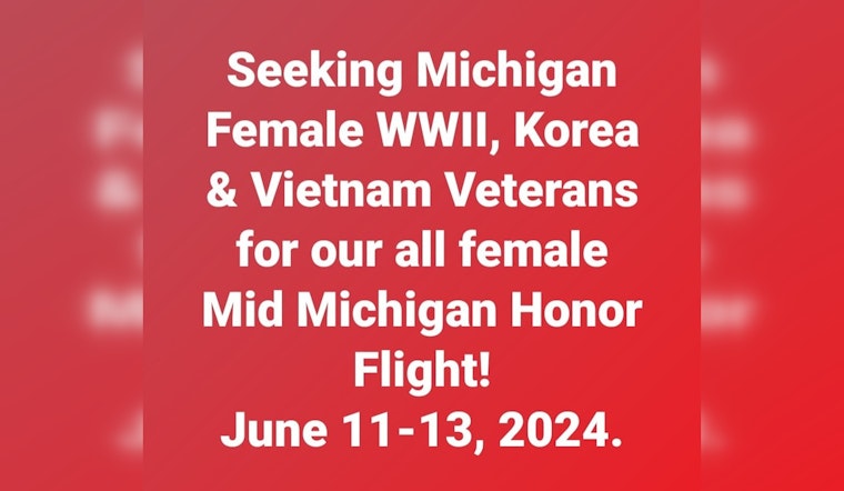 Mid-Michigan Honor Flight Seeks Women Veterans for Exclusive All-Female Trip to D.C. Memorials