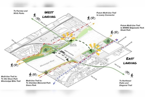 Minneapolis Contemplates New Pedestrian Bridge Over Mississippi River, Invites Local Input