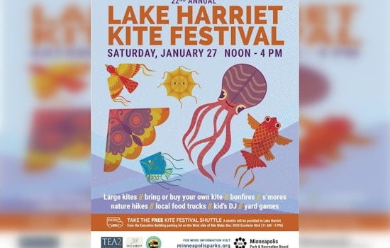 Minneapolis Sky to Burst with Color at 22nd Winter Kite Festival on Lake Harriet