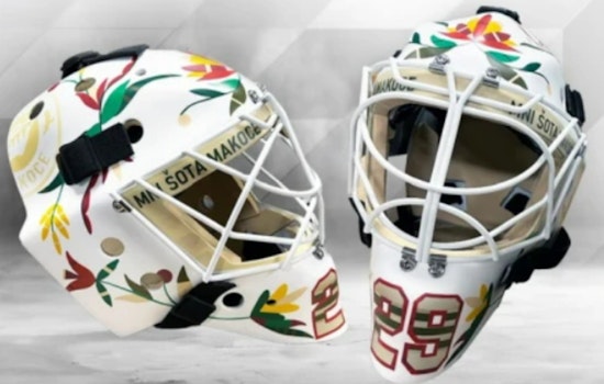 Minnesota Historical Society Acquires Marc-André Fleury's Dakota-Inspired Goalie Mask
