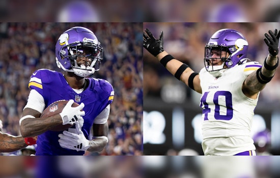 Minnesota Vikings' Addison and Pace Jr. Shine on PFWA All-Rookie Team
