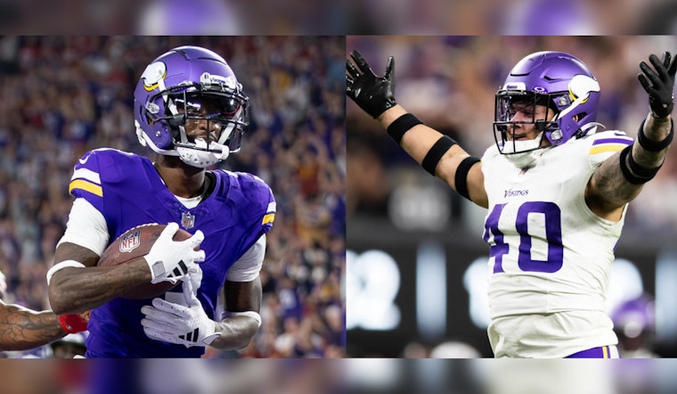 Minnesota Vikings' Addison and Pace Jr. Shine on PFWA All-Rookie Team