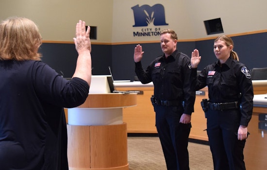 Minnetonka Police Department Welcomes New Officers Chaffin and Welbes to the Force