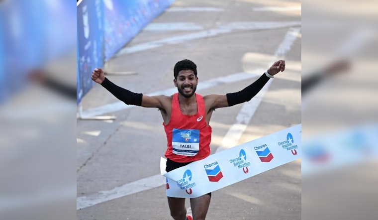 Moroccan Runner Zouhair Talbi Sets New Record at Chevron Houston Marathon, Ethiopian Runners Dominate in Stunning Wins