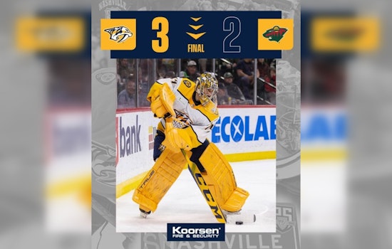 Nashville Predators Claw Back to Overpower Minnesota Wild in Fierce 3-2 Comeback