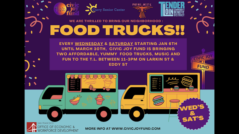 New Food Truck Initiative Set to Spice Up San Francisco's Tenderloin District on Weekends