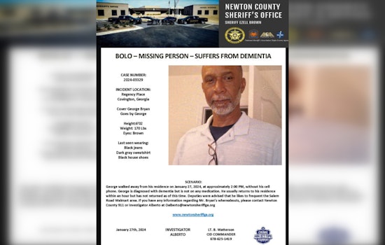 Newton County Launches Urgent Searches for Two Missing Vulnerable Adults in Covington