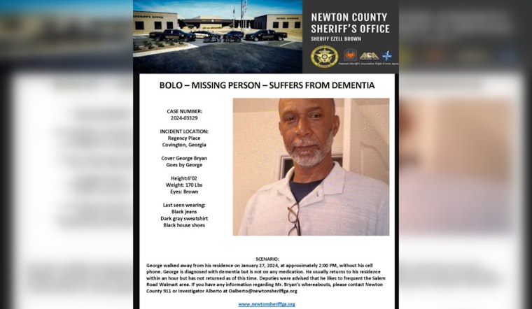 Newton County Launches Urgent Searches for Two Missing Vulnerable Adults in Covington