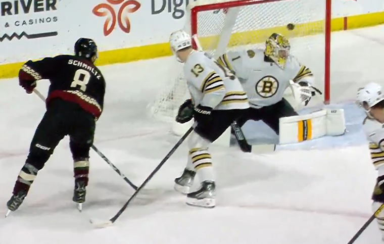 Nick Schmaltz Lifts Coyotes to Overtime Triumph Against Bruins with Last-Minute Goal