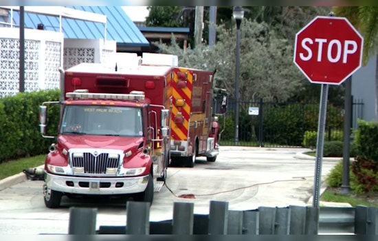 No Injuries as Fire Department Vehicle Catches Fire at West Palm Beach Station