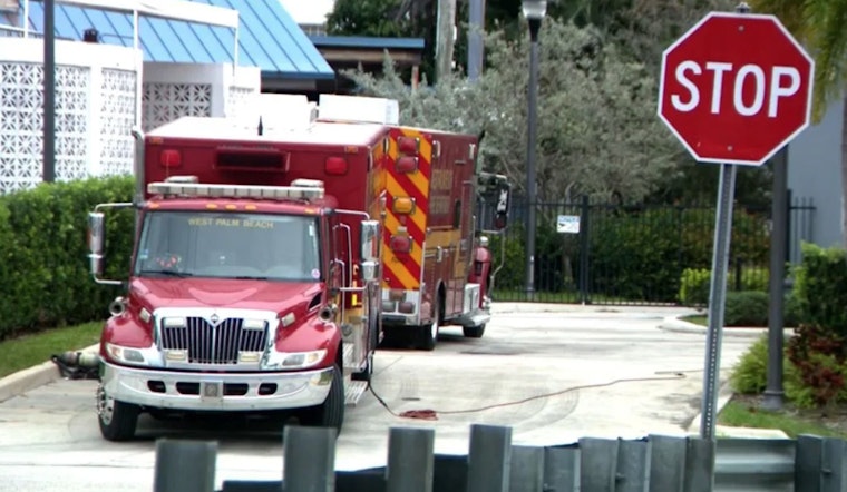 No Injuries as Fire Department Vehicle Catches Fire at West Palm Beach Station
