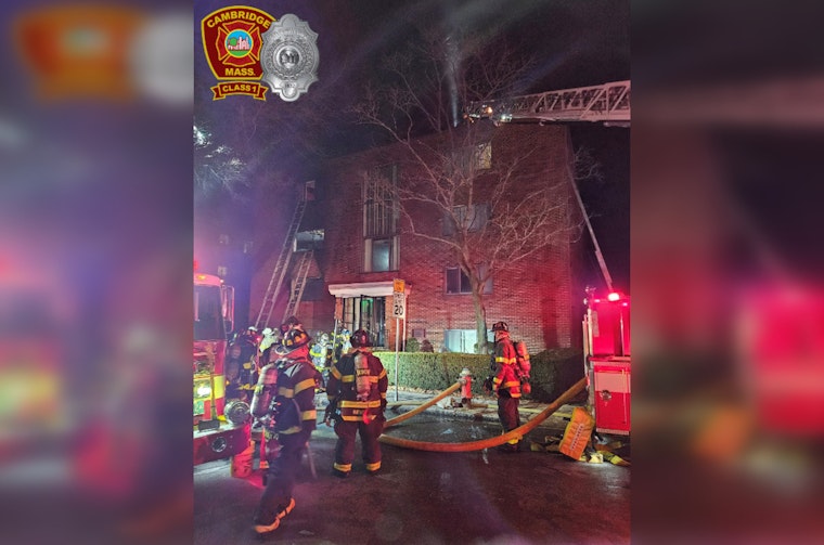 One Dead, Dozens Displaced as Fire Ravages Cambridge Apartment Building, Injures Firefighter