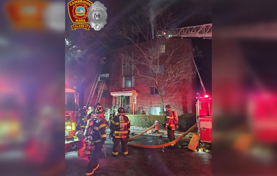 One Dead, Dozens Displaced as Fire Ravages Cambridge Apartment Building, Injures Firefighter