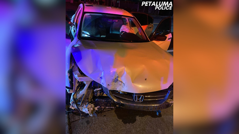 Petaluma Police Report Spike in DUI Arrests, Repeat Offender Slams Into City Sign