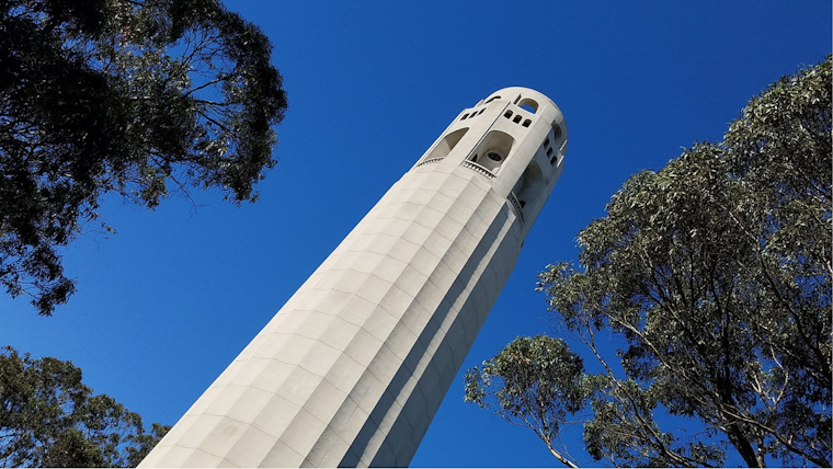 Pro-Palestine Activists Unveil Giant "Let Gaza Live!" Banner at San Francisco's Coit Tower