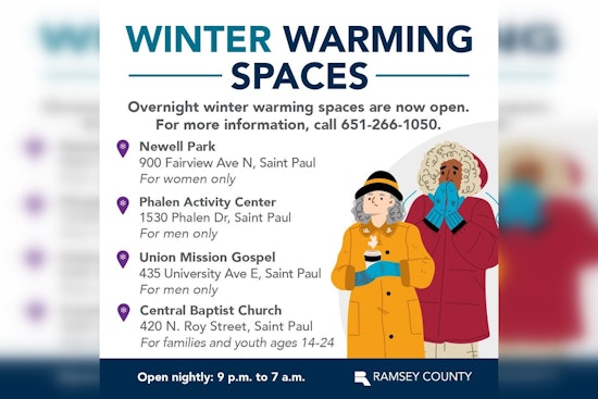 Ramsey County Offers Lifeline with Additional Warming Spaces Amid Freezing Temperatures
