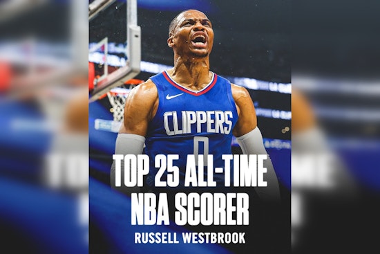 Russell Westbrook Vaults into NBA's Top 25 Scorers, Joins Elite Company in Clippers' Win Over Heat