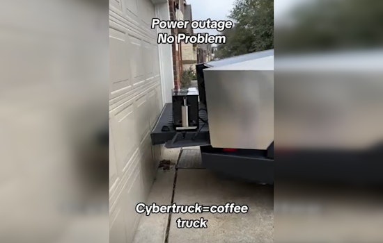 San Antonio Couple Brews Coffee with Tesla Cybertruck Amid Power Outage, Goes Viral on TikTok