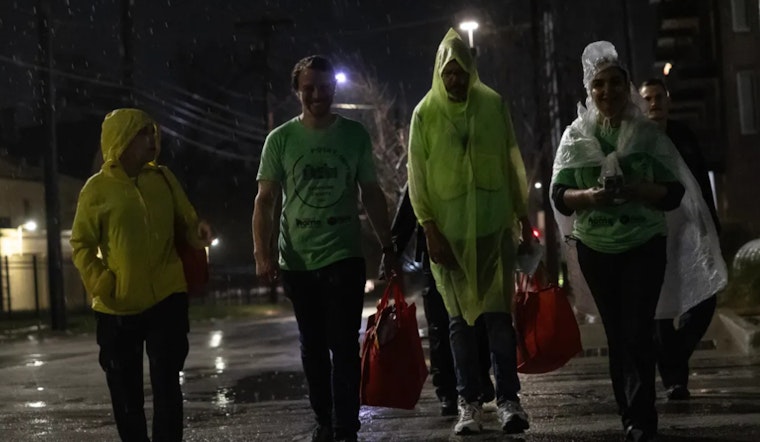San Antonio Volunteers Brave Rain to Survey Homeless, Uphold Advocate's Legacy