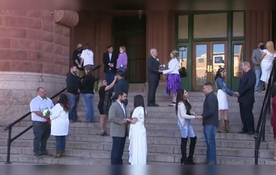 San Antonio's Bexar County Courthouse will host free Valentine's Day Weddings During the Unveiling of the USPS Love Stamp