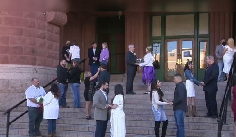 San Antonio's Bexar County Courthouse will host free Valentine's Day Weddings During the Unveiling of the USPS Love Stamp
