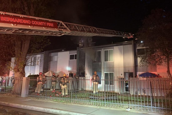 San Bernardino Apartment Fire Controlled by Swift SBCoFD Response, Five Displaced on New Year's Day
