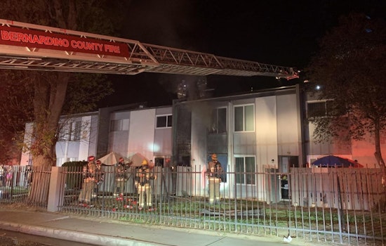 San Bernardino Apartment Fire Controlled by Swift SBCoFD Response, Five Displaced on New Year's Day