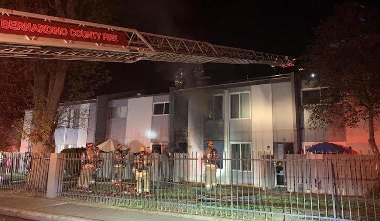 San Bernardino Apartment Fire Controlled by Swift SBCoFD Response, Five Displaced on New Year's Day