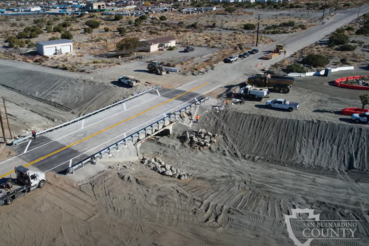 San Bernardino County Reopens Phelan Road Bridge Ahead of Schedule