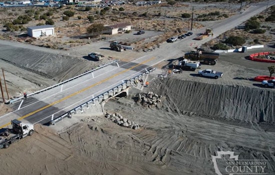 San Bernardino County Reopens Phelan Road Bridge Ahead of Schedule Post Tropical Storm Hilary