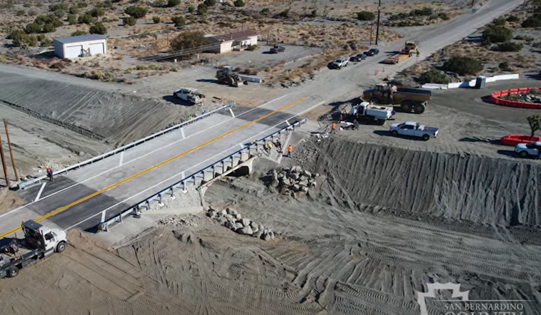 San Bernardino County Reopens Phelan Road Bridge Ahead of Schedule Post Tropical Storm Hilary