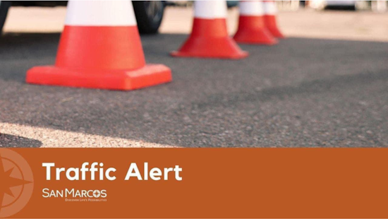 San Marcos Prepares for Traffic Disruptions as Bent Avenue Closes for Paving