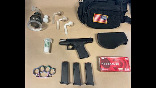 Santa Rosa Traffic Stop Reveals Gun and Meth, Parolee and Passenger Face Multiple Charges